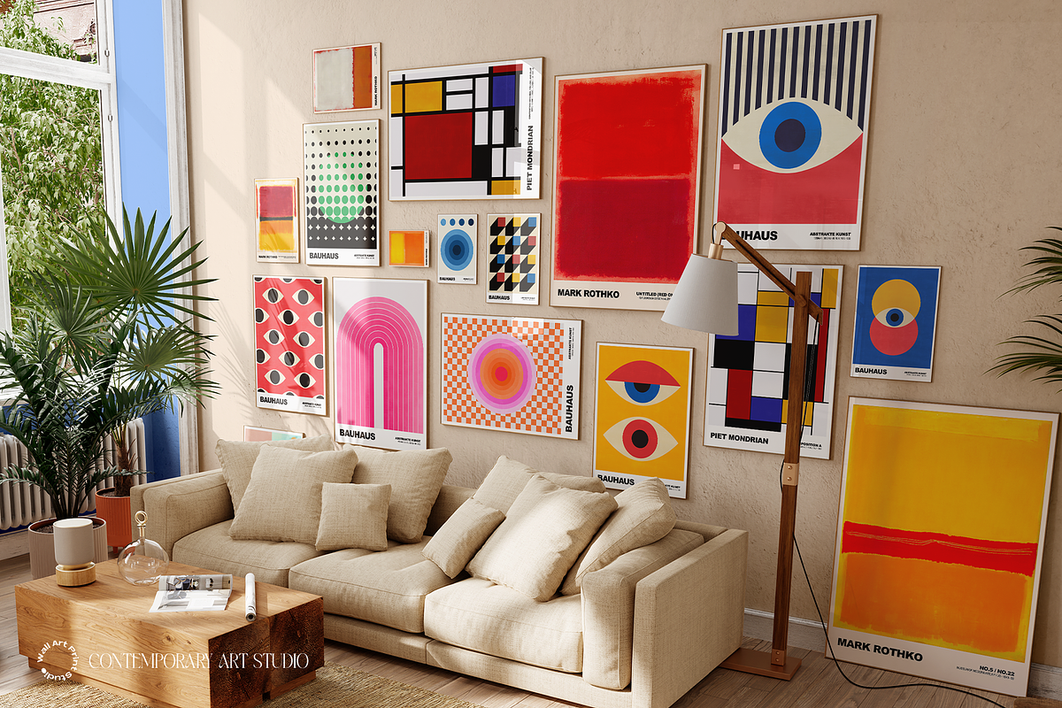Contemporary Art 2, a Graphic by Wall Art Print Studio (Photo 2 of 19)