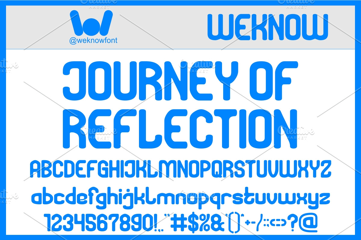 Afterthought font, a Sans Serif Font by weknow (Photo 4 of 8)