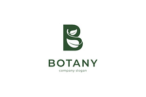 Botany - Letter B Logo