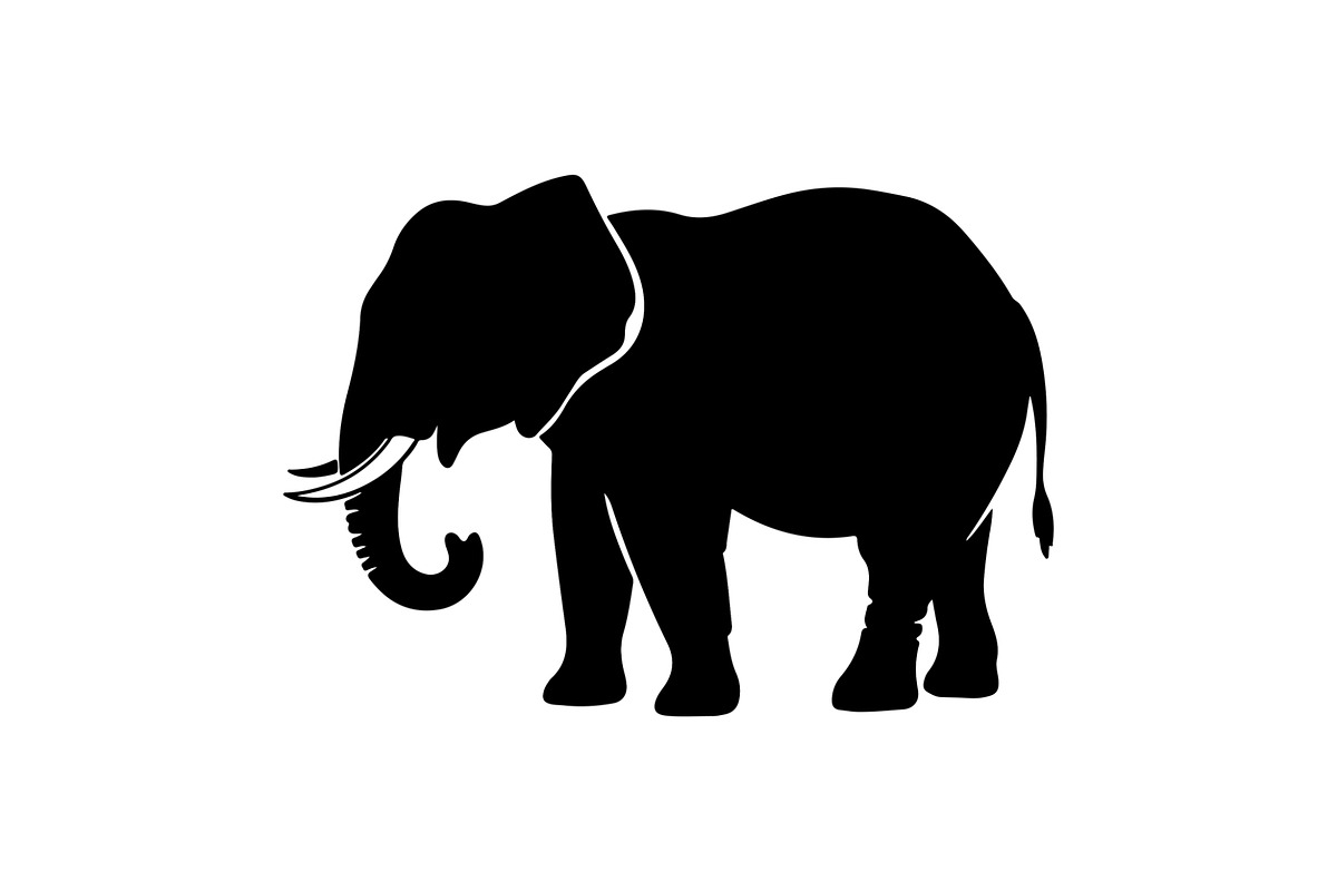Elephant Vector Elements Bundle, an Animal Illustration by balal (Photo 2 of 18)