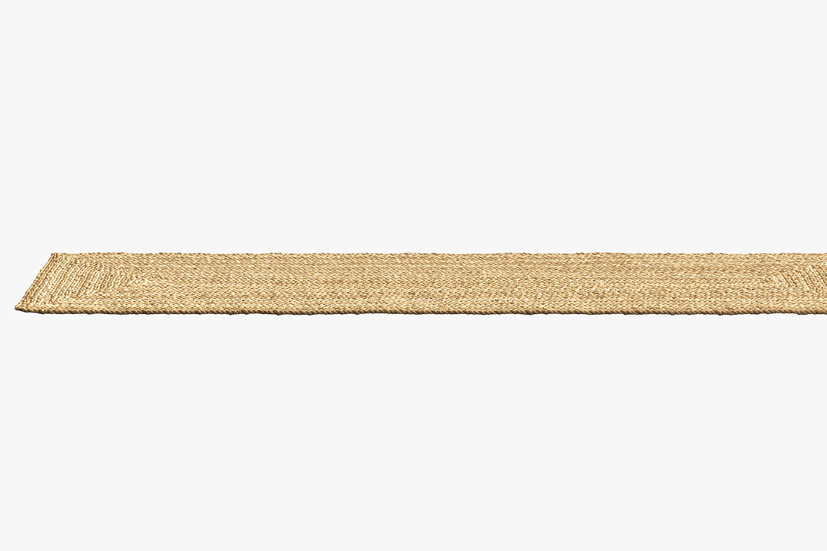 Dina Coastal Jute Rug Runner, a Furniture 3D Model by 3dmitruk (Photo 2 of 14)
