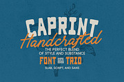 Caprint - Handcrafted Font Trio, a Slab Serif Font by Bale Type (Thumbnail 1 of 9)