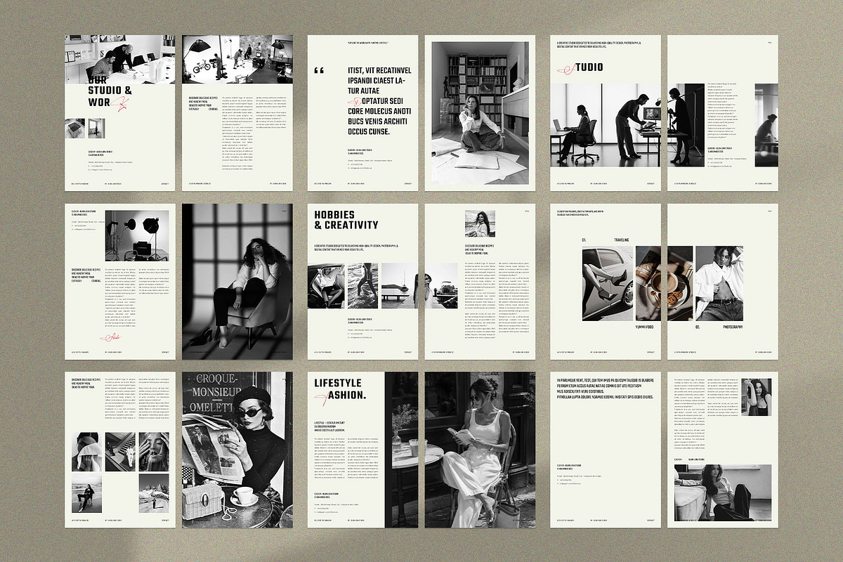 Lifestyle Magazine Template, a Magazine Template by Olion Lora (Photo 23 of 24)