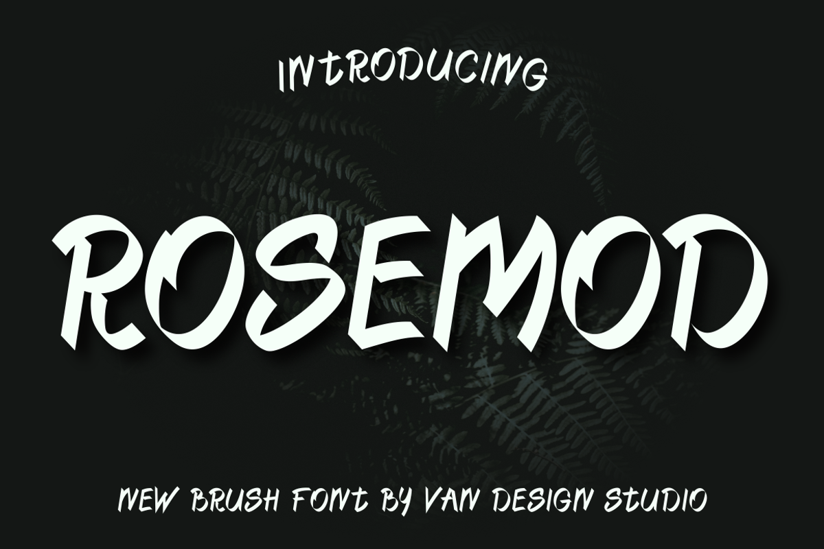 ROSEMOD, a Script Font by Viswal Studio (Photo 1 of 5)