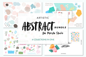 Artistic Abstract Bundle - 4 in 1