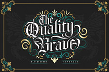 The Quality Brave Typeface