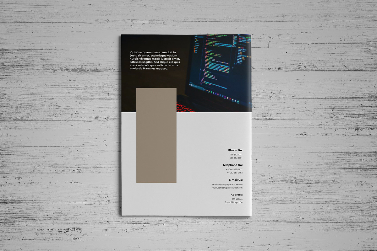 Project Proposal Brochure, a Brochure Template by SamiSimply7 (Photo 9 of 9)