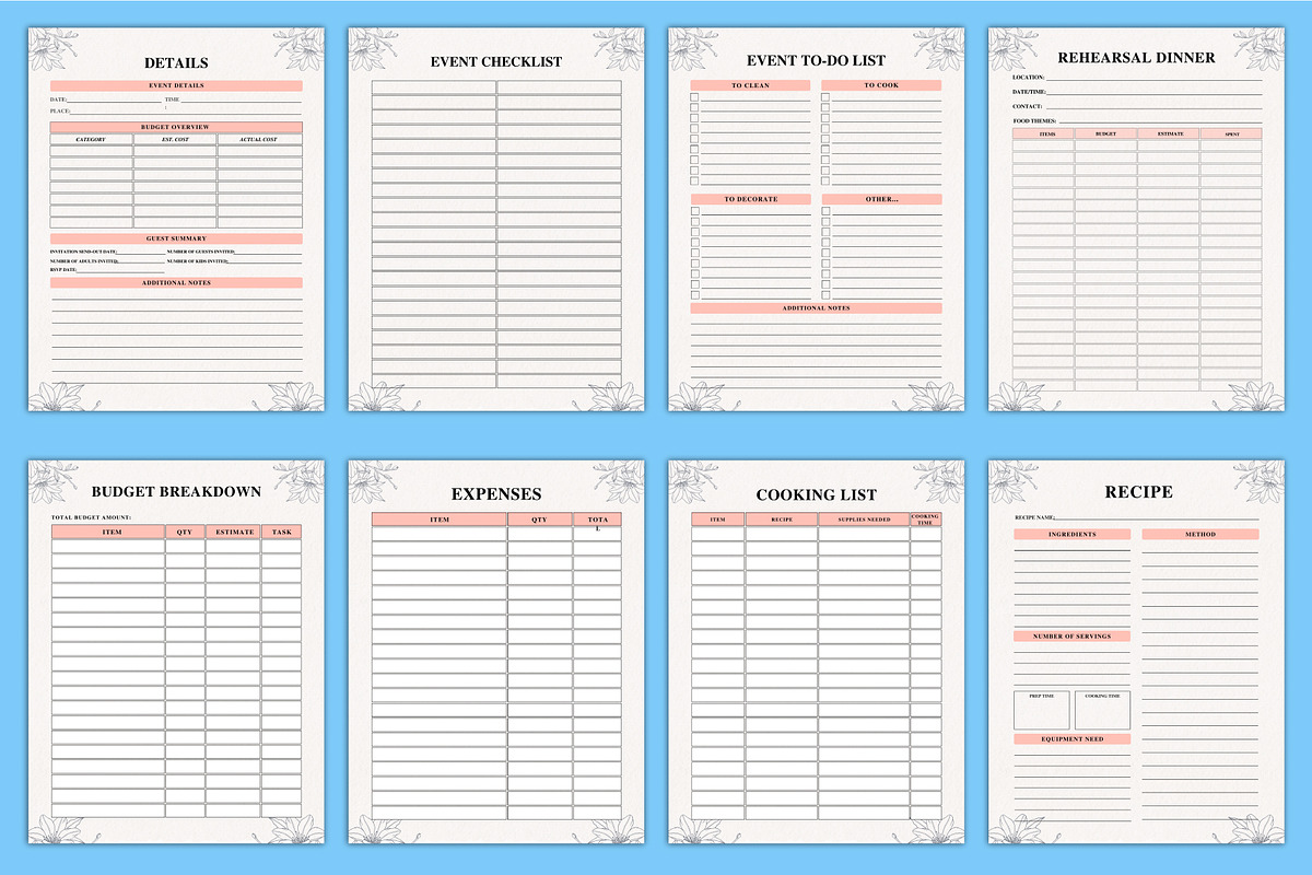 2025 Event Planner Canva, a Stationery Template by Designmela01 (Photo 6 of 7)