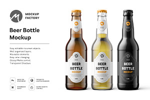 Beer Bottle Mockup