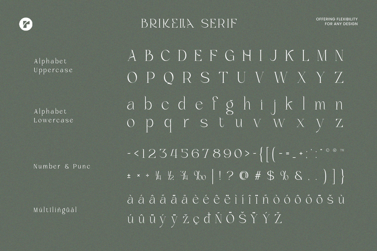 Brikelia Minimalist Fashionable Font, a Serif Font by roomspace creative lab (Photo 11 of 12)