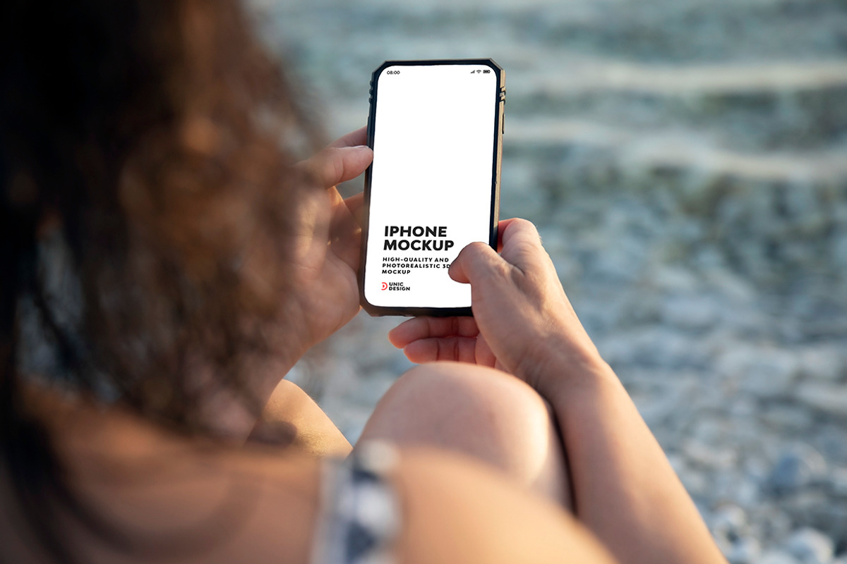 iPhone Mockup, an iPhone Mockup by UnicDesign (Photo 5 of 14)
