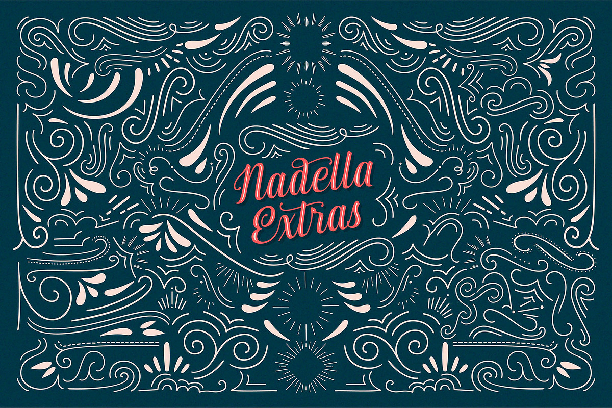 Nadella Layered Script Font, a Script Font by Abbasy Studio (Photo 12 of 12)