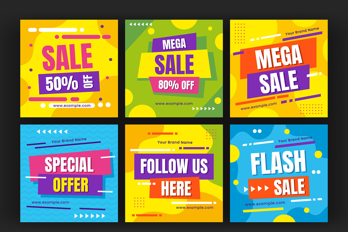 Social Media Sale Post Layouts, a Templates & Theme by studiogstock (Photo 1 of 4)