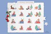 Christmas dogs. Designs generator, an Animal Illustration by Anna Summer (Thumbnail 9 of 14)