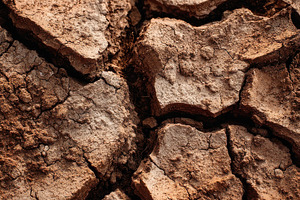 Cracked Clay Soil Texture, a Photo by Virgo Studio