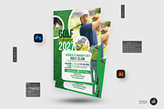 Golf Tournament Flyer Template, a Flyer Template by Aam360 (Thumbnail 2 of 3)