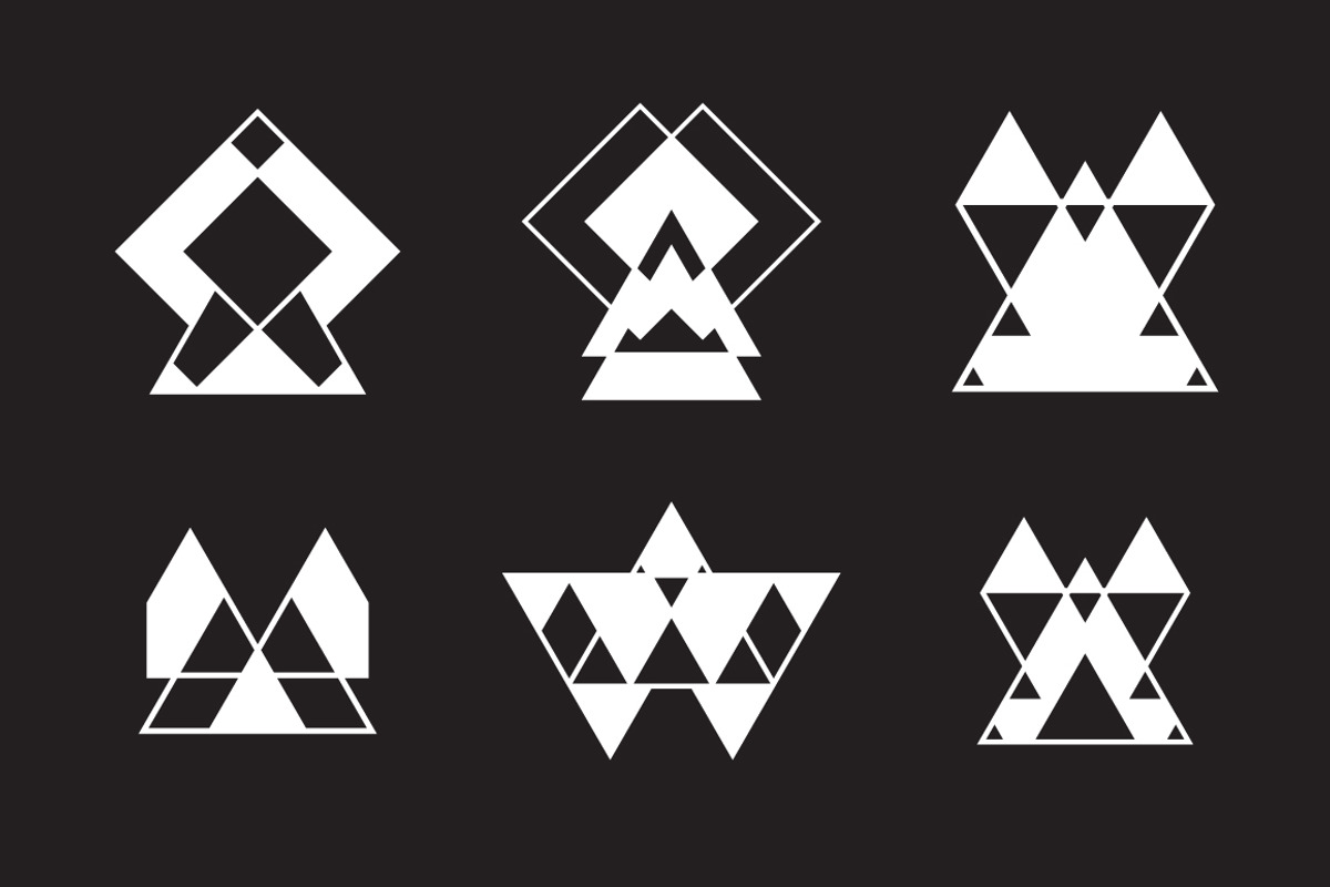 Set of trendy logotypes, an Education Illustration by Helen Sko (Photo 9 of 9)
