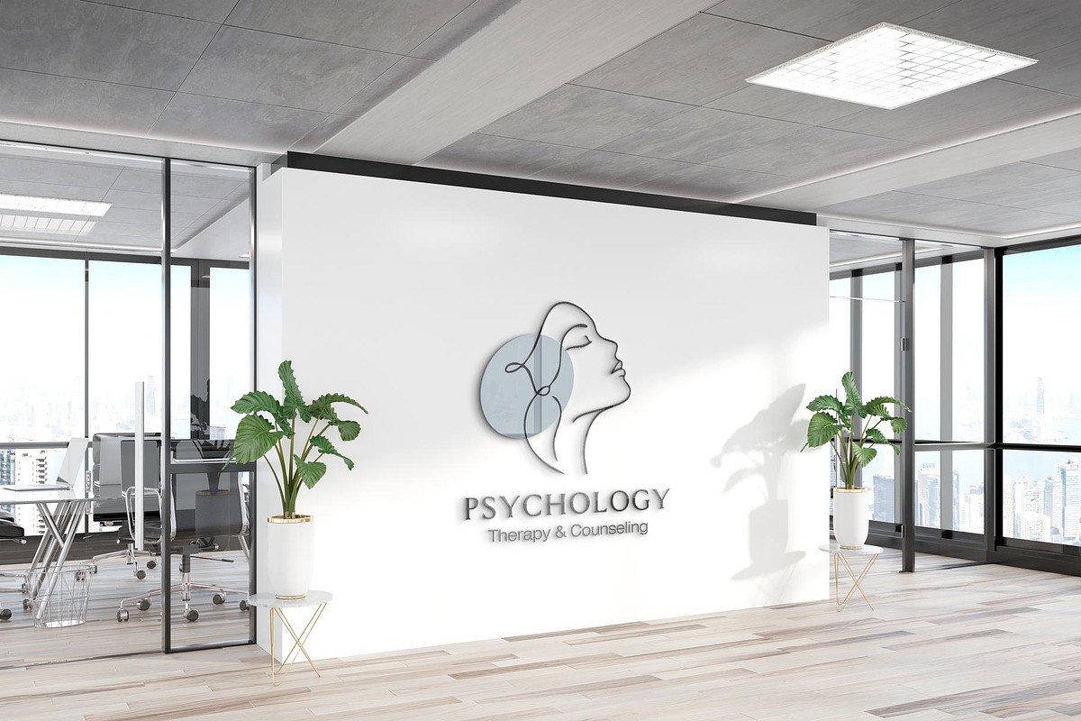 Minimalist Psychology Logo, a Branding & Logo Template by YUDesignStore (Photo 4 of 9)