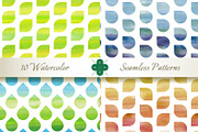 Seamless Watercolor Patterns #2, a Pattern Graphic by Patternalized (Thumbnail 4 of 4)