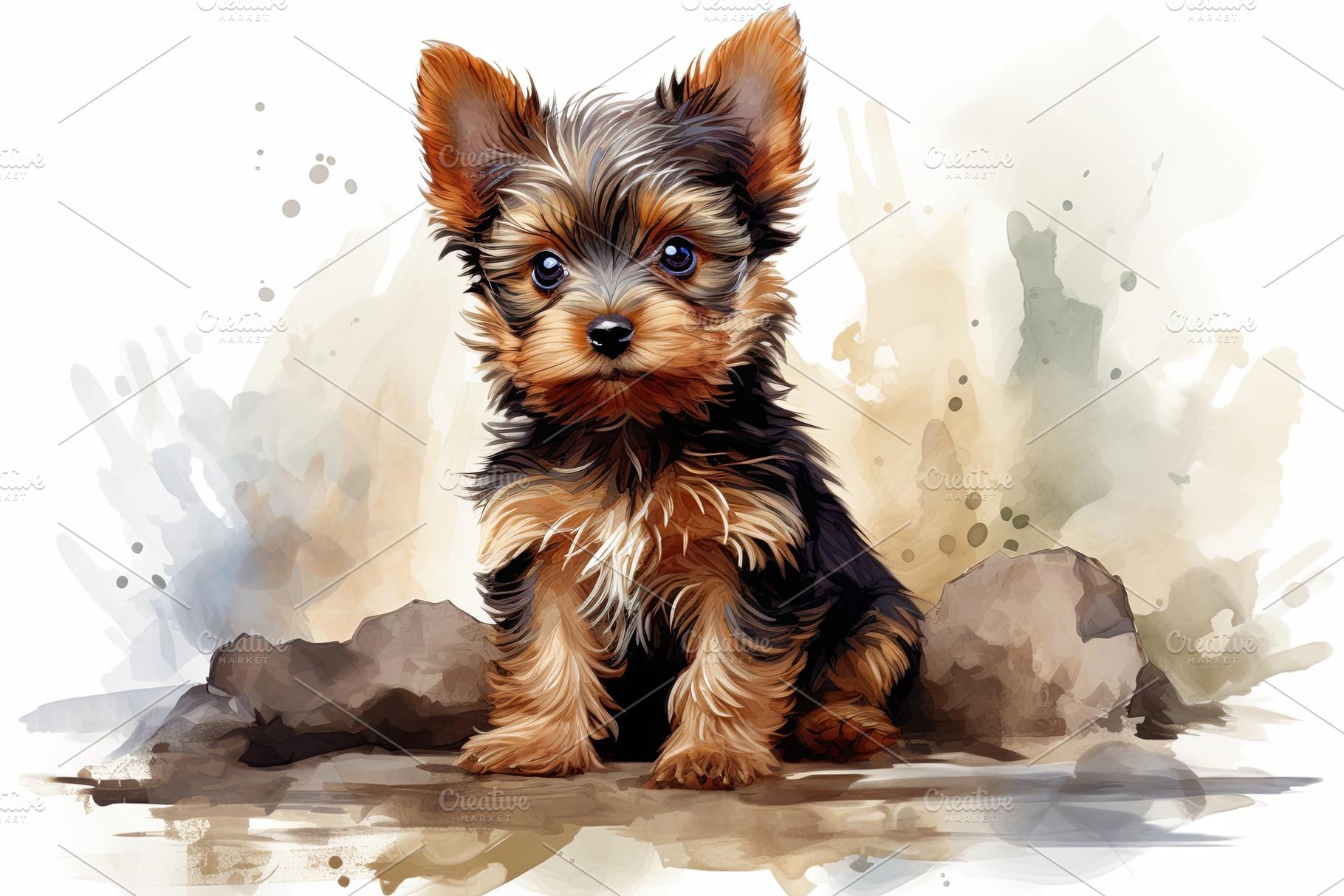 Beautiful happy reddish Havanese wat, an Animal Photo by Pixeness Studio