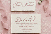 Delicate Lovers -Calligraphy font, a Script Font by MaxArt (Thumbnail 5 of 8)