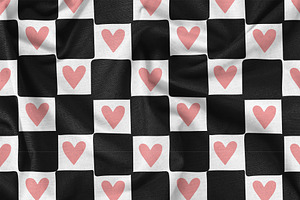 Chessboard Seamless Pattern Set