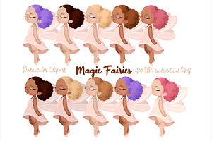 Enchanted Garden Fairy Clipart