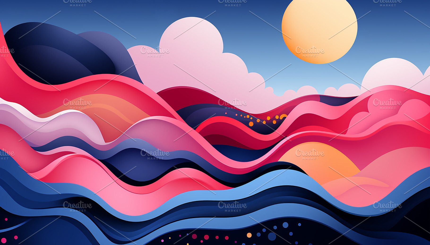 Modern futuristic. Abstract colorful, a Wallpaper Photo by Elena Vagengeim