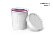 Ice Cream Tub Mockup, a Packaging Mockup by RamStudio2 (Thumbnail 8 of 14)