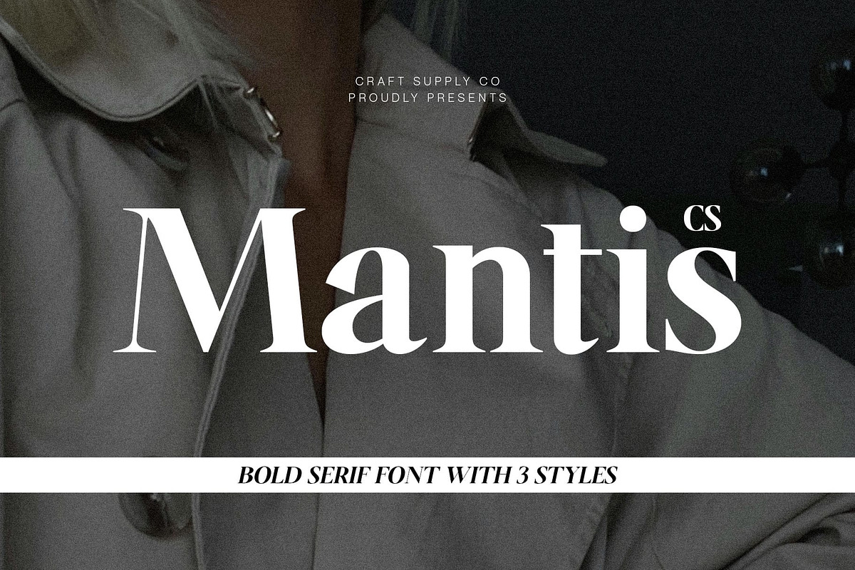 CS Mantis – Classy Serif Font, a Serif Font by Craft Supply Co. (Photo 1 of 8)