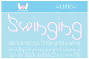 swinging swan, a Font by weknow (Thumbnail 1 of 5)