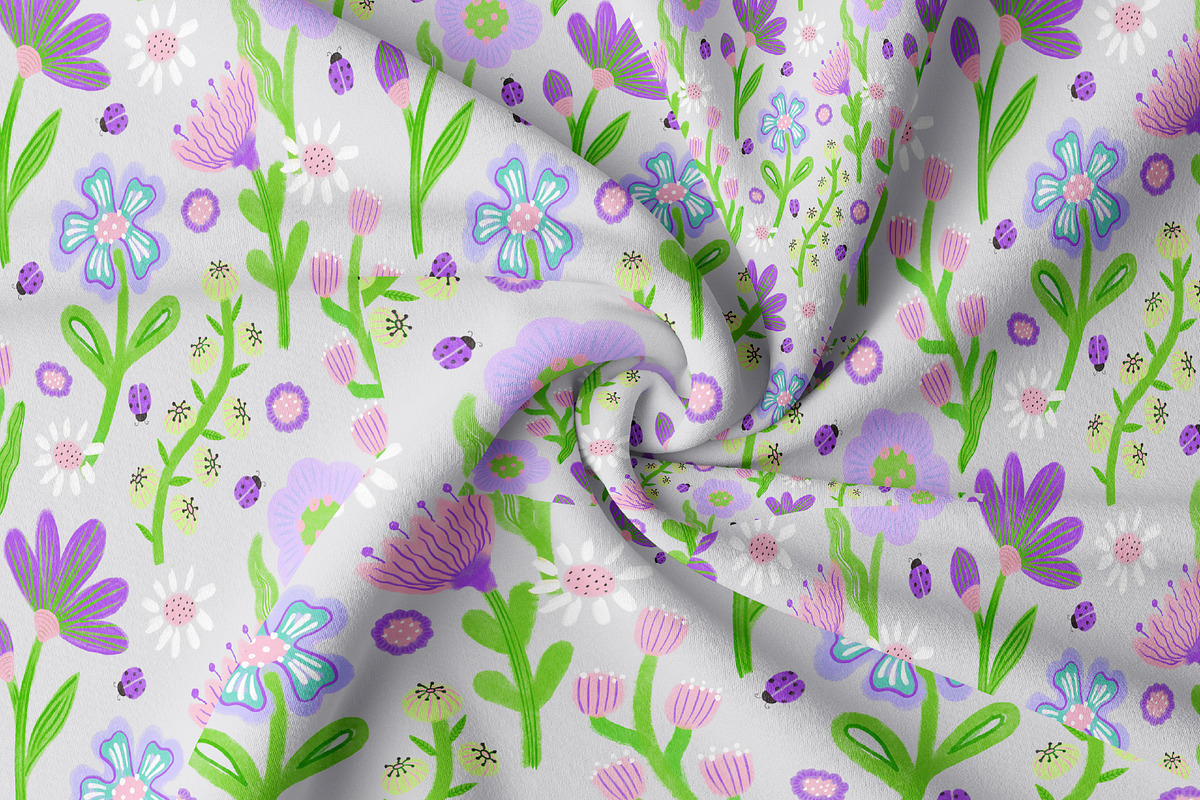 Summer Garden Seamless Pattern, a Pattern Graphic by Alona Savchuk (Photo 4 of 6)