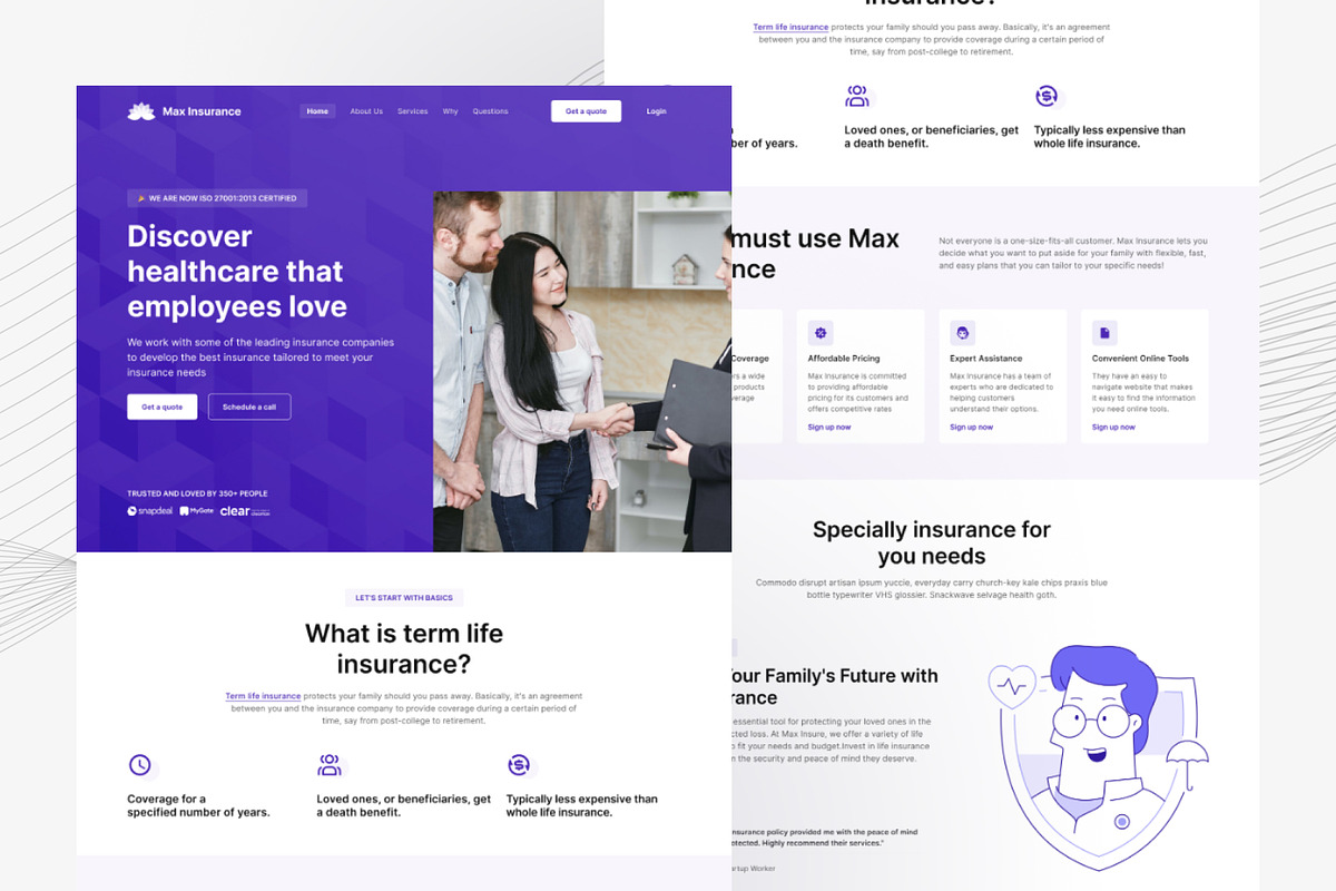 Mars - (Bundle) Landing Page UI Kit, an UI Kit Template by mz-studio (Photo 5 of 7)