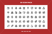 Eco friendly product icons, an Outline Icon by Wencory (Thumbnail 1 of 2)