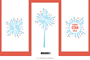 Sparklers Graphic Vector, an Illustration by theBrandLab.io (Thumbnail 4 of 5)