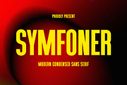 Symfoner - Modern Condensed Sans, a Sans Serif Font by TypeLogue (Thumbnail 1 of 5)