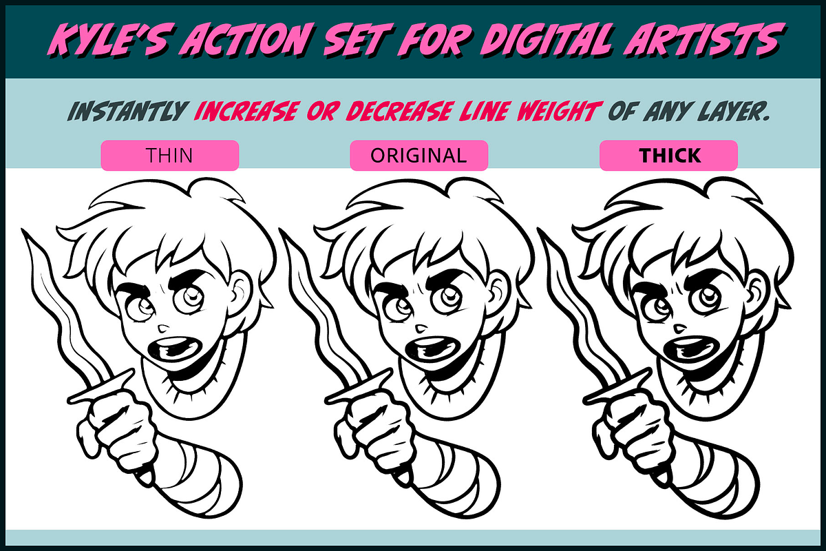 Kyle's Actions for Photoshop Artists, an Action Add-On by Kyle's Digital Art Tools (Photo 6 of 10)