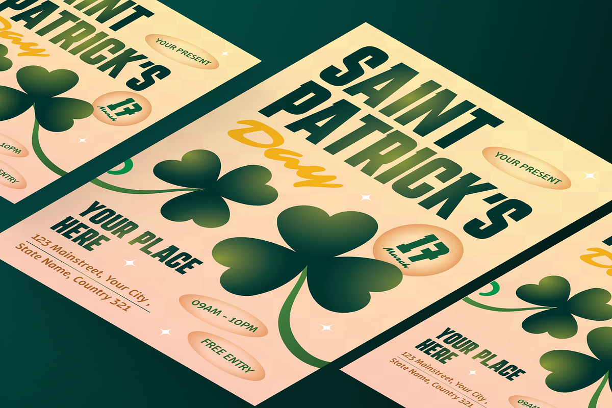 Saint Patrick's Day Flyer, a Flyer Template by Annora Studio (Photo 5 of 6)