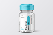 Mini Pill Bottle Mockup with Cap, a Cups & Container Mockup by Mockupdaddy (Thumbnail 8 of 27)