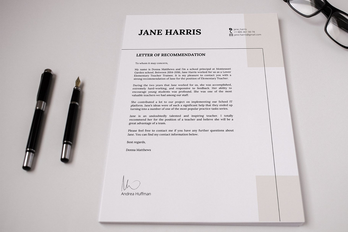 Teacher Resume|CV + Cover letter, a Resume Template by MediaKitTemplates (Photo 4 of 9)