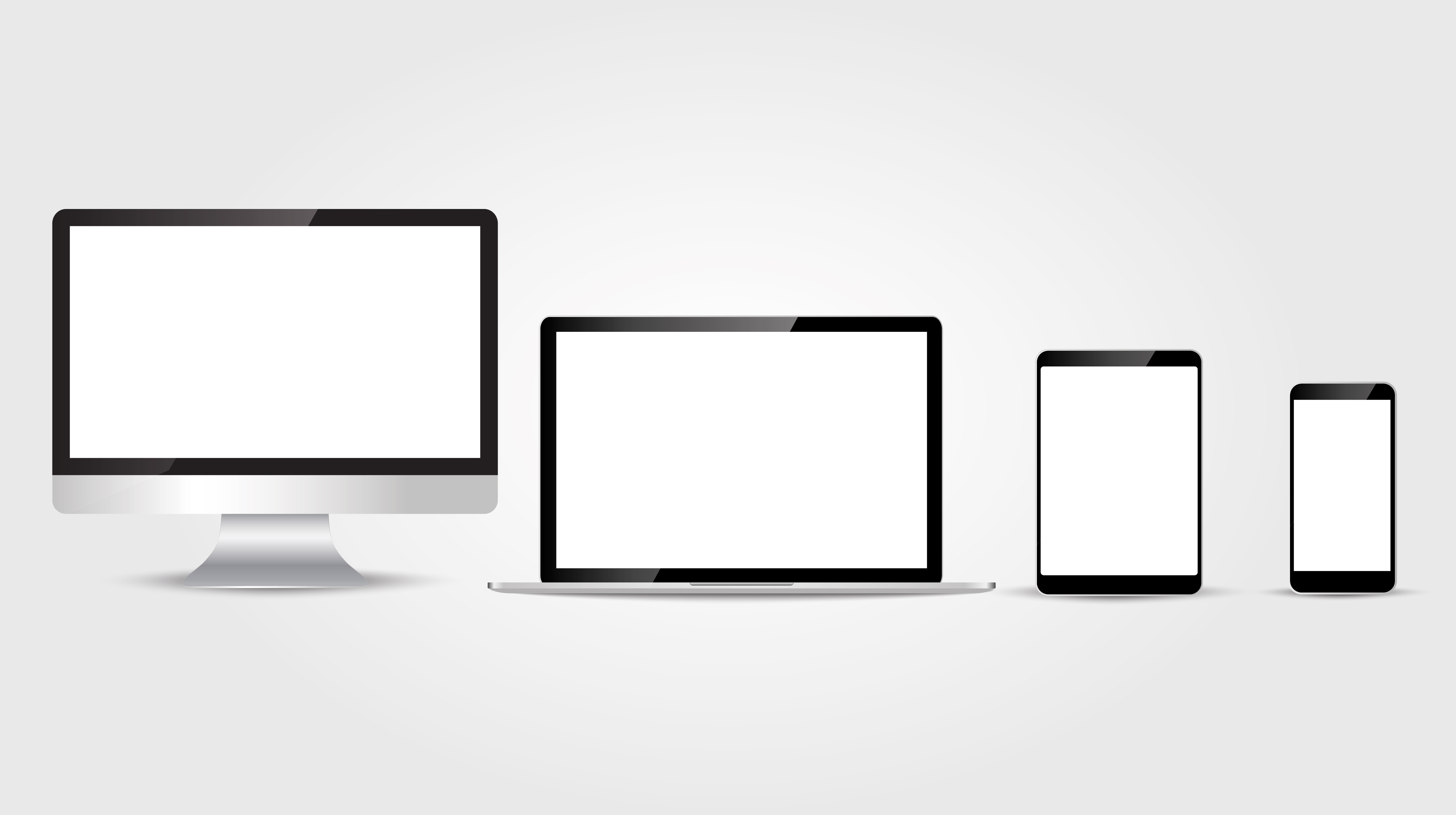 Set of realistic computer monitor, an Object Illustration by Drum-magic