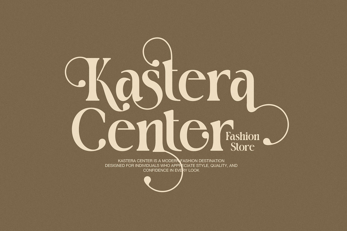 Amida Elegant Ligature Serif Font, a Serif Font by Graphicxell (Photo 2 of 8)