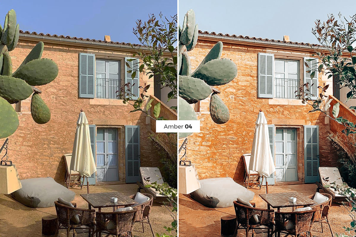 4 Lightroom Presets AMBER, an Action Add-On by Graace Studio (Photo 8 of 8)