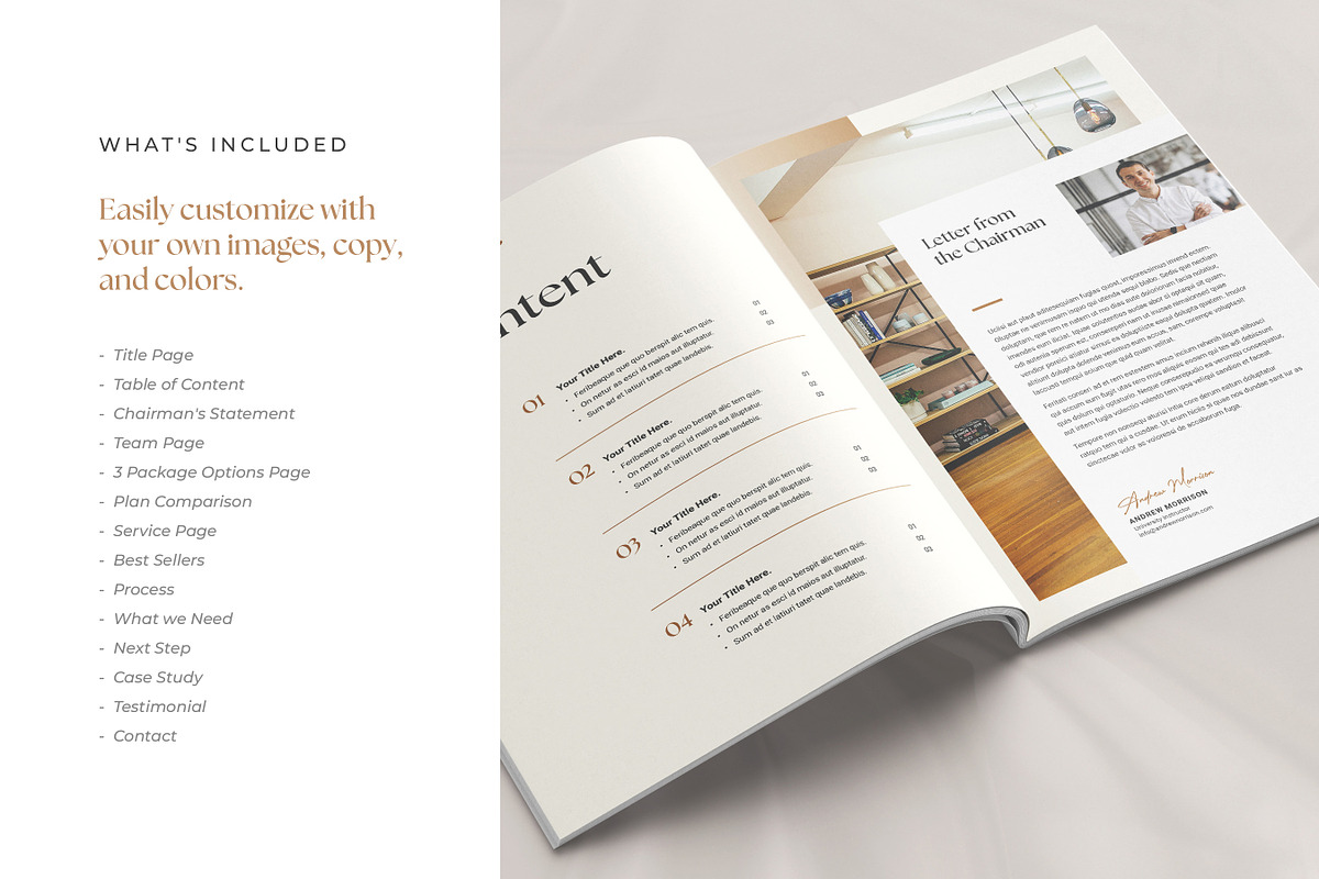 Services And Pricing Guide CANVA, a Brochure Template by Niofix (Photo 3 of 6)