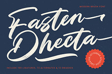 Fasten Dhecta Modern Brush Font