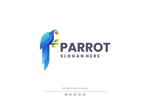Gradient Modern Parrot Logo Design, a Branding & Logo Template by Artnivora.Std