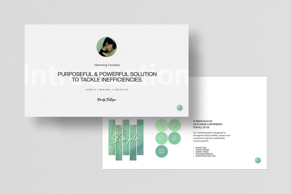 Simple Marketing Plan Template preview 3