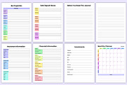 Rainbow 2025 End of Life Planner Kdp, a Stationery Template by Mustafiz (Thumbnail 4 of 8)