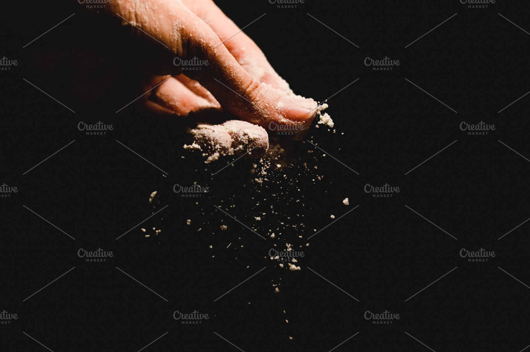 Flour stock photograph, an Abstract Photo by Lukasz Oslizlo