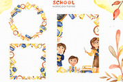 SCHOOL watercolor collection, an Education Illustration by Marina Ermakova (Thumbnail 6 of 11)